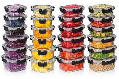 Glass Food Storage Containers Set