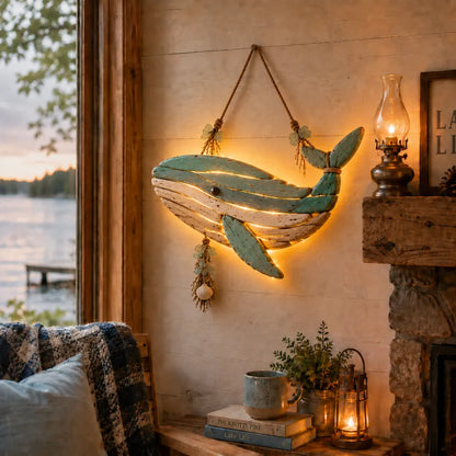 🌊Lighted Coastal Fish Wall Decor