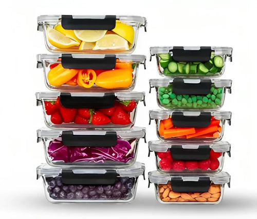 Glass Food Storage Containers Set
