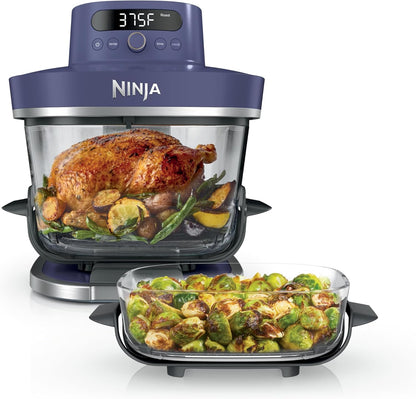 Ninja Crispi Pro 6-in-1 Glass Air Fryer in Ash Gray