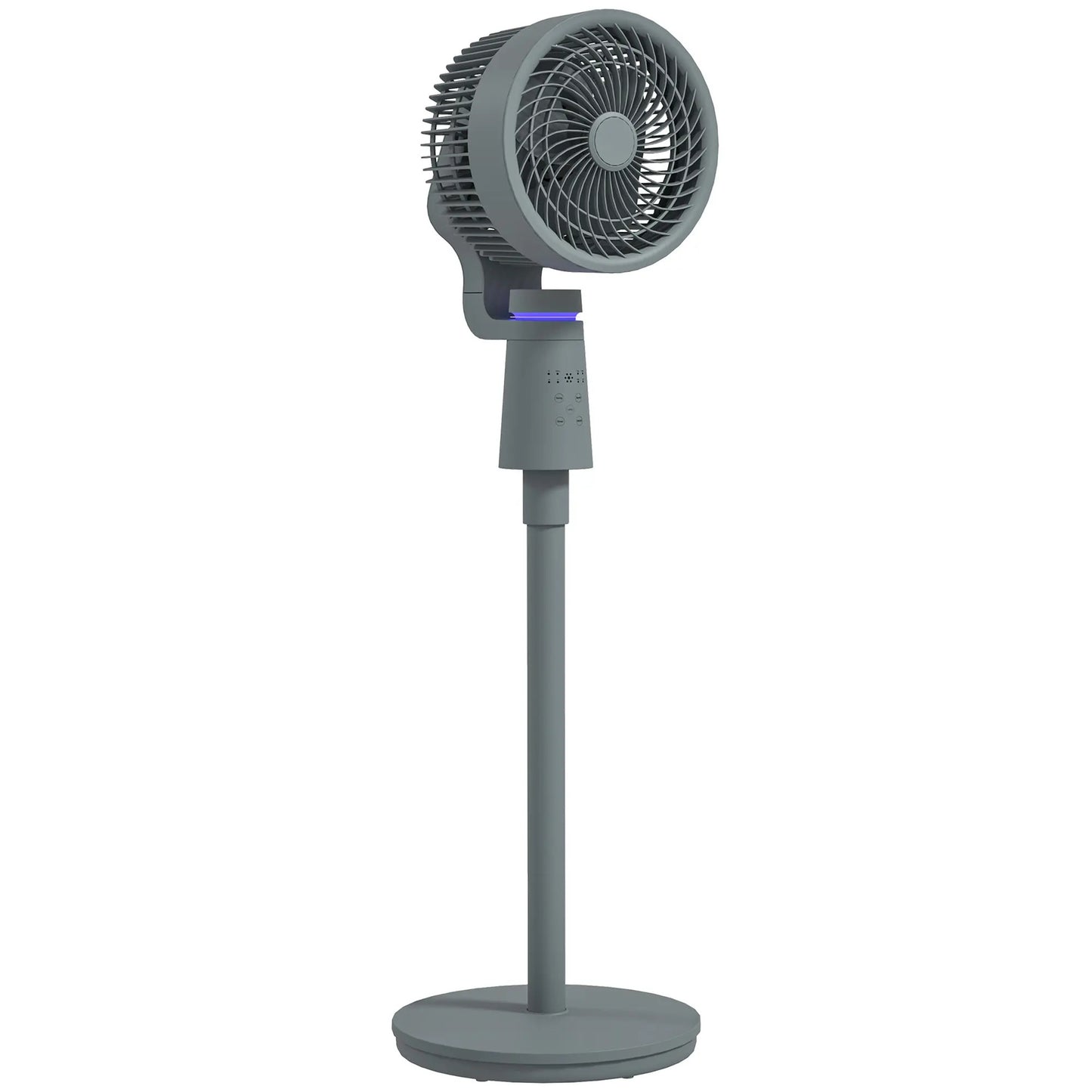 VPSUG™10" Pedestal Fan, 70°+90° Oscillating Air Circulation Fan with 3 Speeds