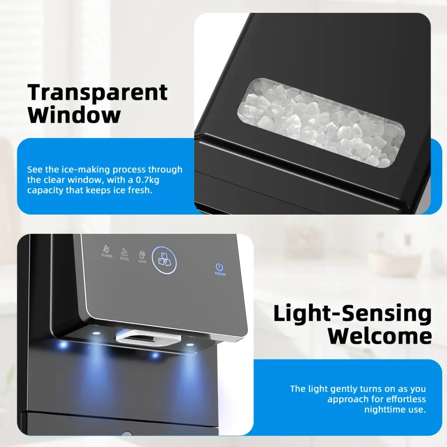 Antarctic Star Countertop Nugget Ice Maker - Self-Cleaning & Portable
