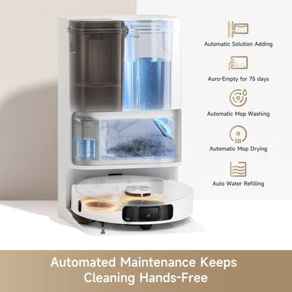 Lepaiyou Robot Vacuum and Mop (10,000 Pa)