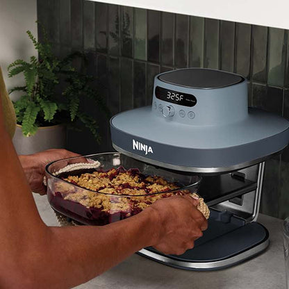 Ninja Crispi Pro 6-in-1 Glass Air Fryer in Ash Gray