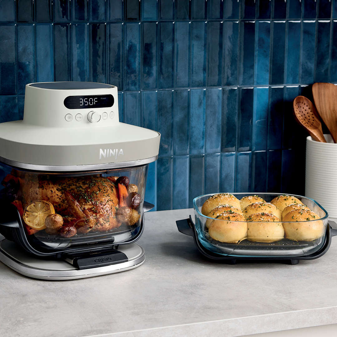 Ninja Crispi Pro 6-in-1 Glass Air Fryer in Ash Gray