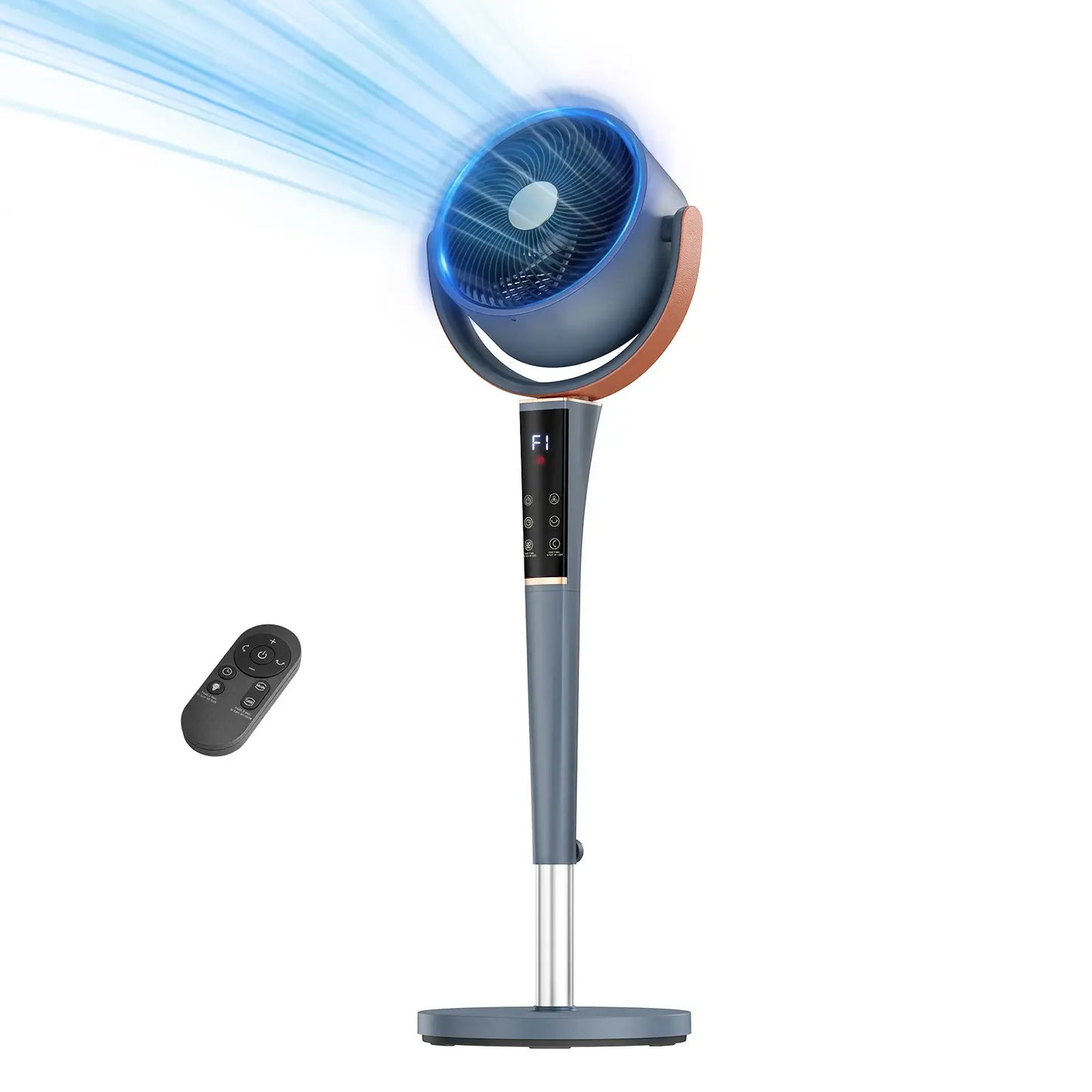 Eslicer™ 120° Oscillating Standing Bedroom Fan